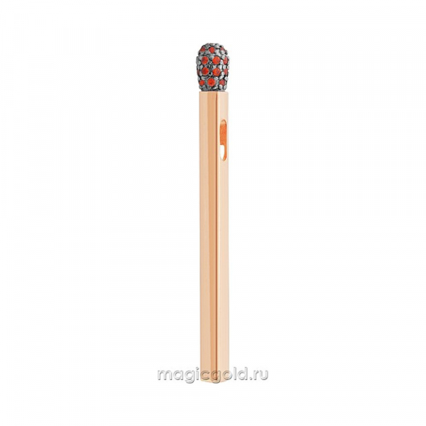 Золотая подвеска с фианитом № 172122