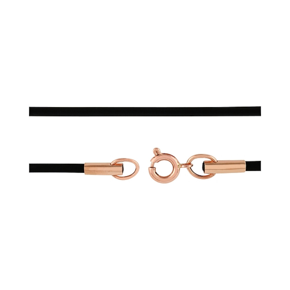 Шнурок каучуковый золото № 78974