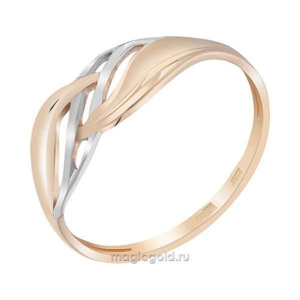Золотое кольцо без камня № 173370