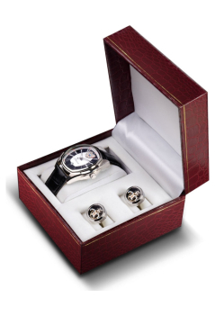 Полет Хронос Часы 8215/911.1.197П с запонками