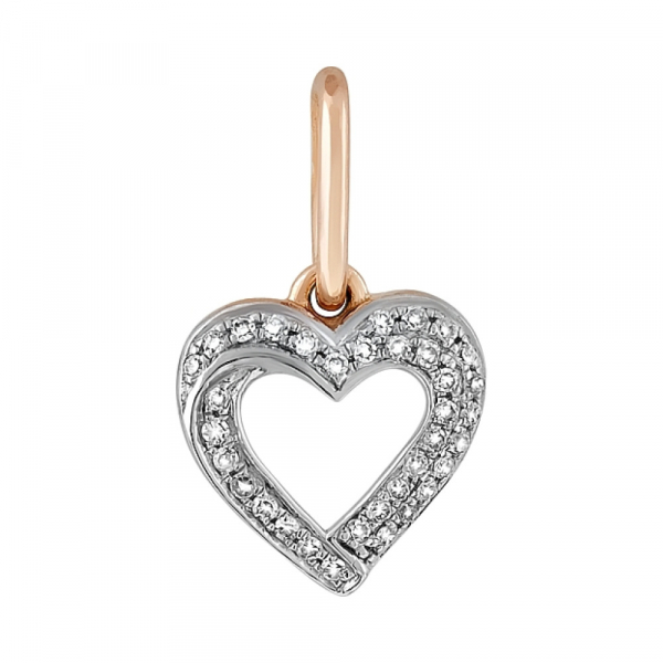 Золотая подвеска с бриллиантами № 116564