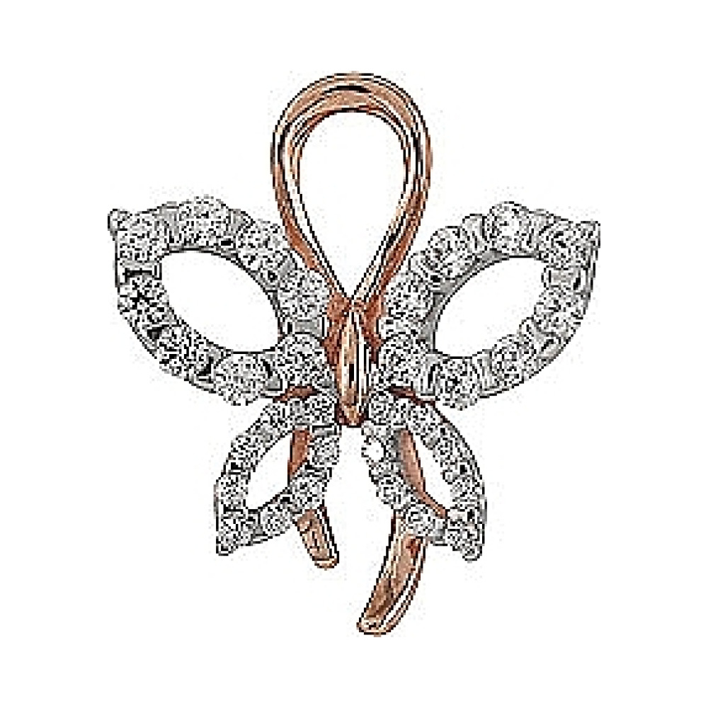 Подвеска с фианитом № 73044