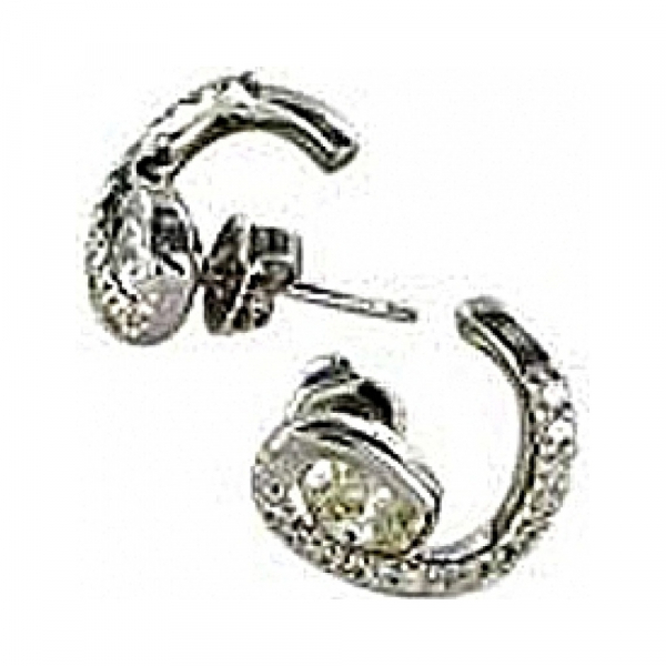  Серьги с фианитом GL № 62221