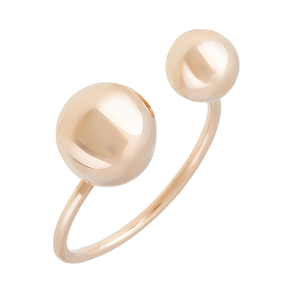 Золотое кольцо без камня № 126657