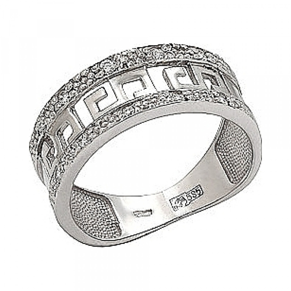 Золотое кольцо с бриллиантом № 71524