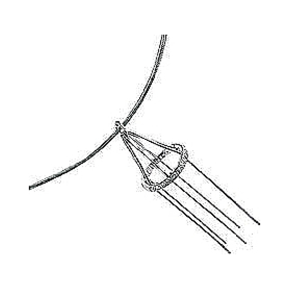  Колье с фианитом GL № 35034