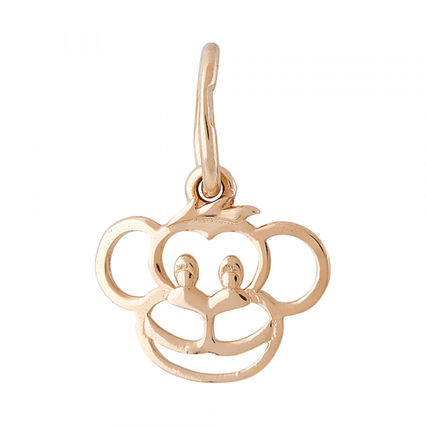 Золотая подвеска без камня № 128409