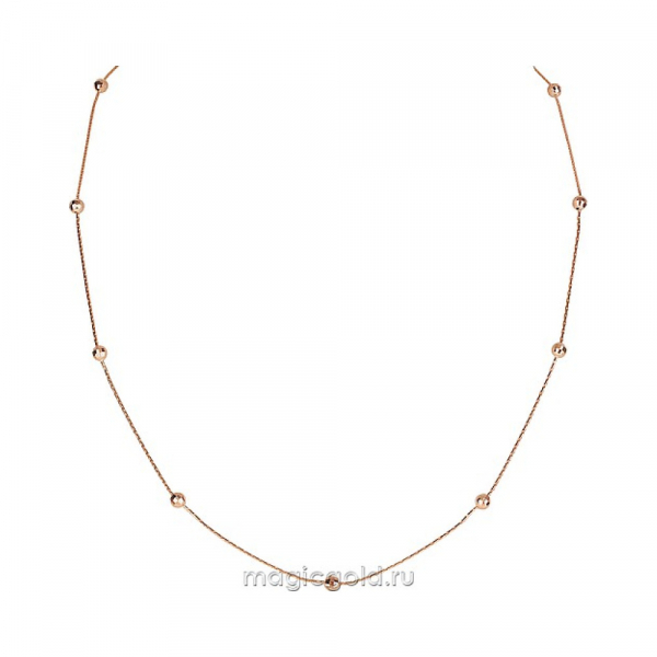 Золотое колье без камня № 163259