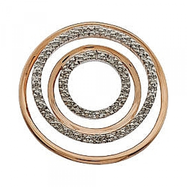 Золотая подвеска с бриллиантами № 63152