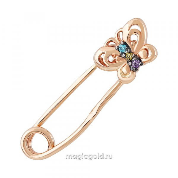 Булавка с фианитом № 167080