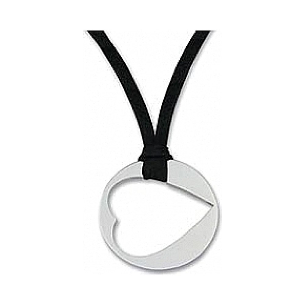 Серебряное колье без камня № 6398