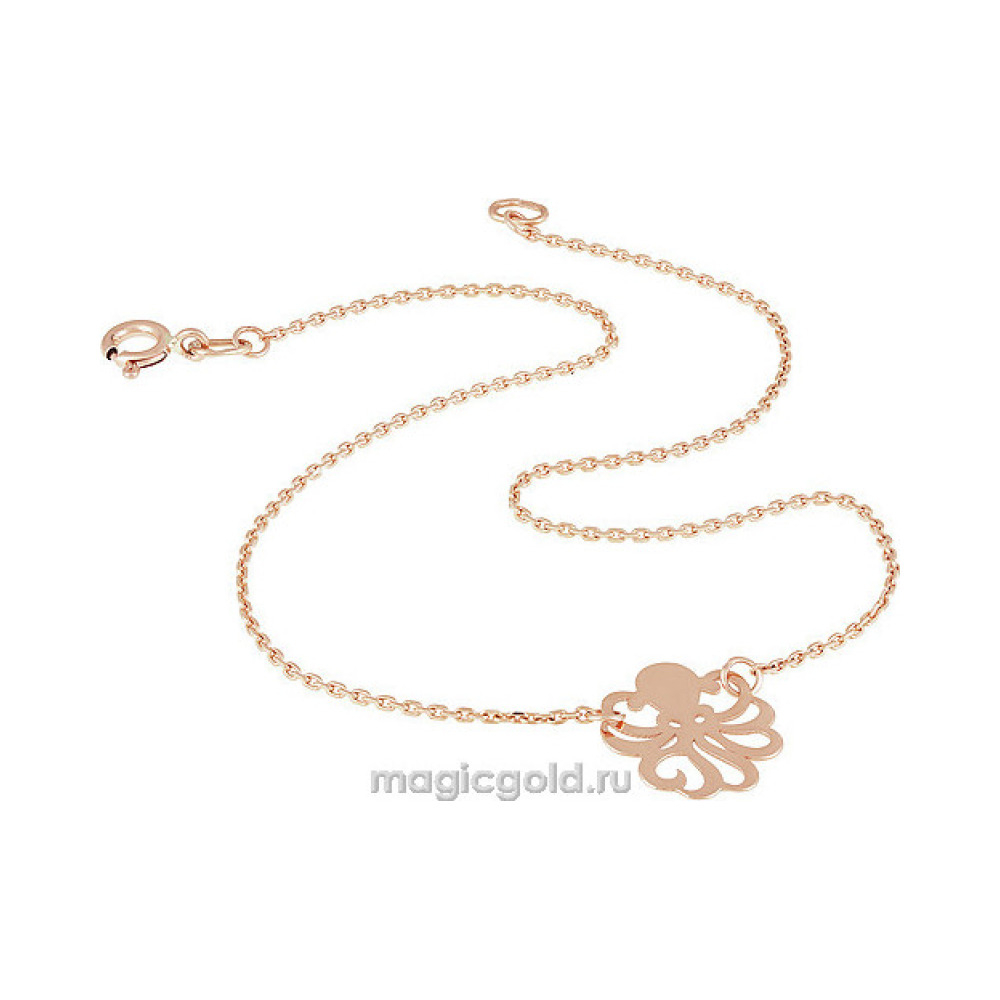 Золотой браслет без камня № 155775