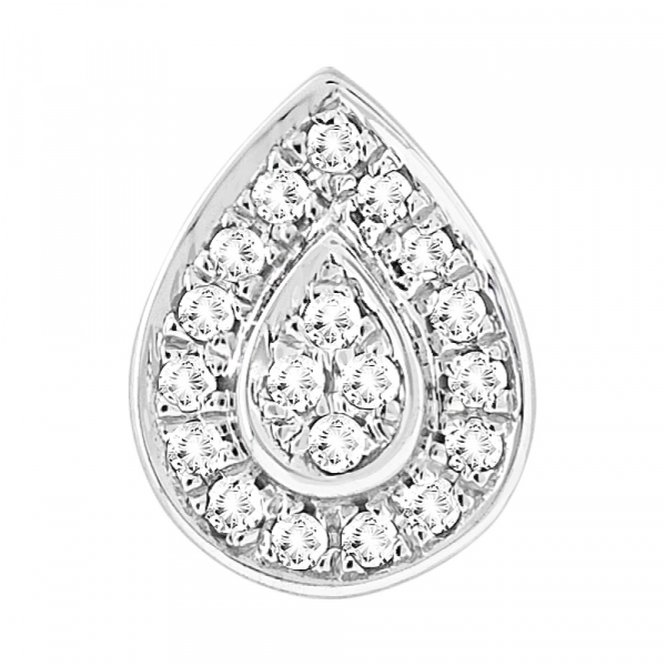 Золотая подвеска с бриллиантом № 114482