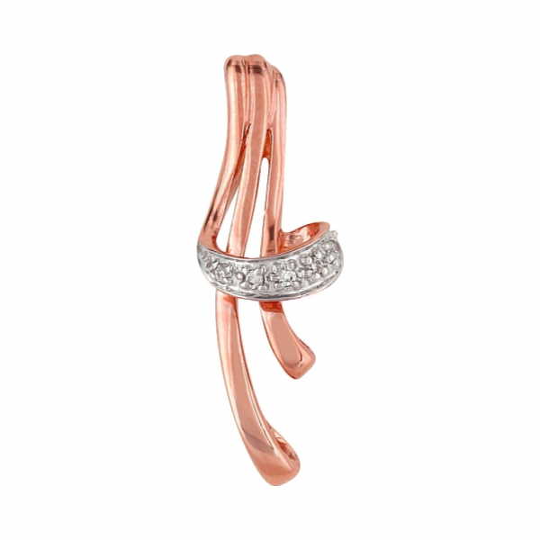 Золотая подвеска с бриллиантами № 98096