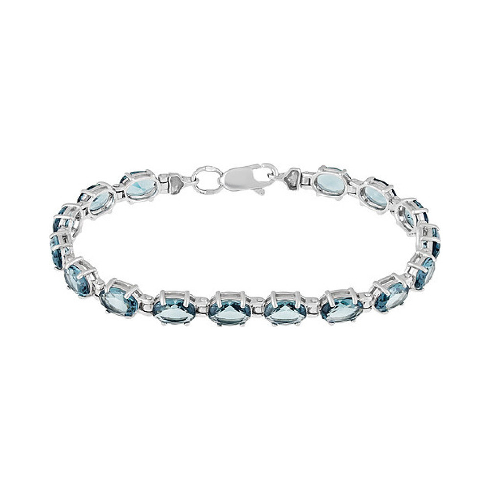 Серебряный браслет с алпанитом № 132255