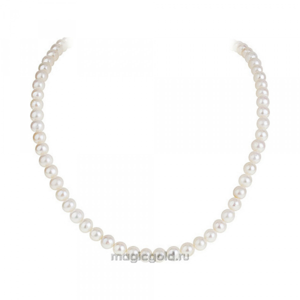 Золотое колье с жемчугом № 115769