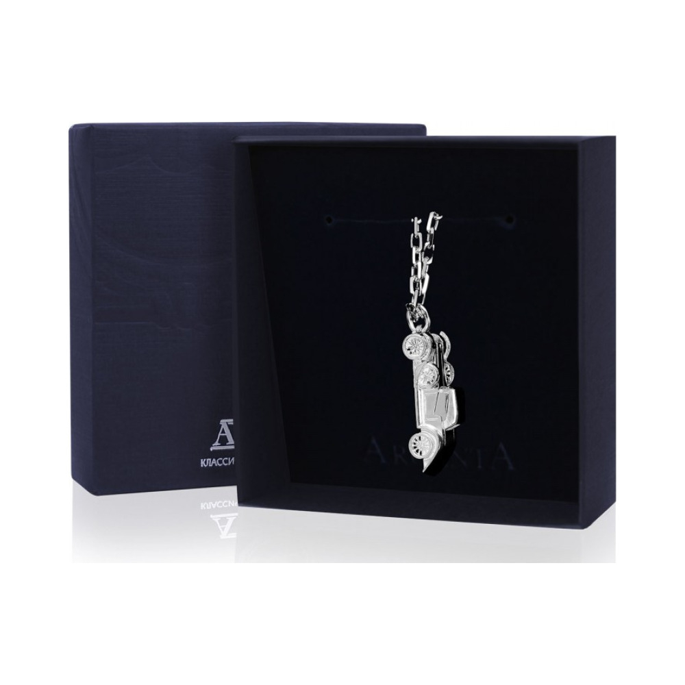 Серебряный брелок для ключей «Мерседес Бенц»