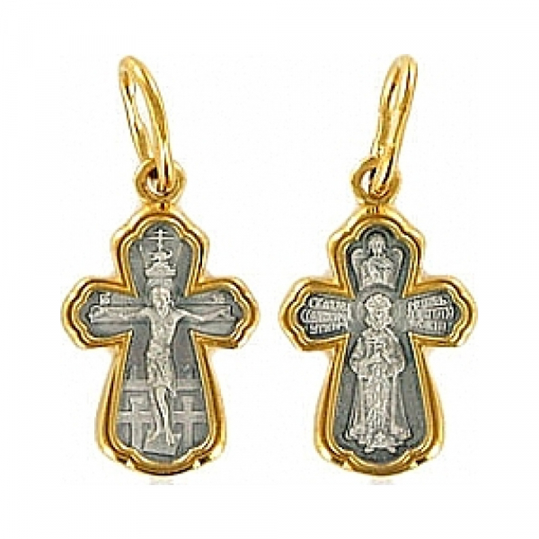 Крест с золотым покрытием № 60079