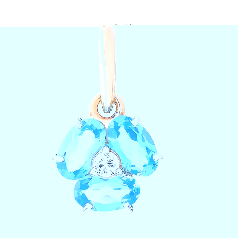 Серебряное кольцо с фианитами № 98198