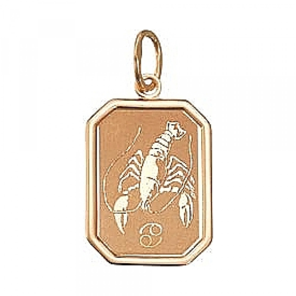 Золотая подвеска без камня № 1737