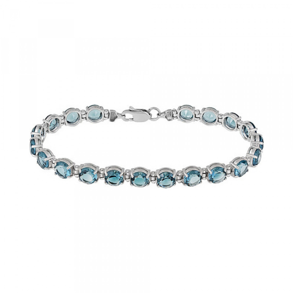 Серебряный браслет с алпанитом № 132263