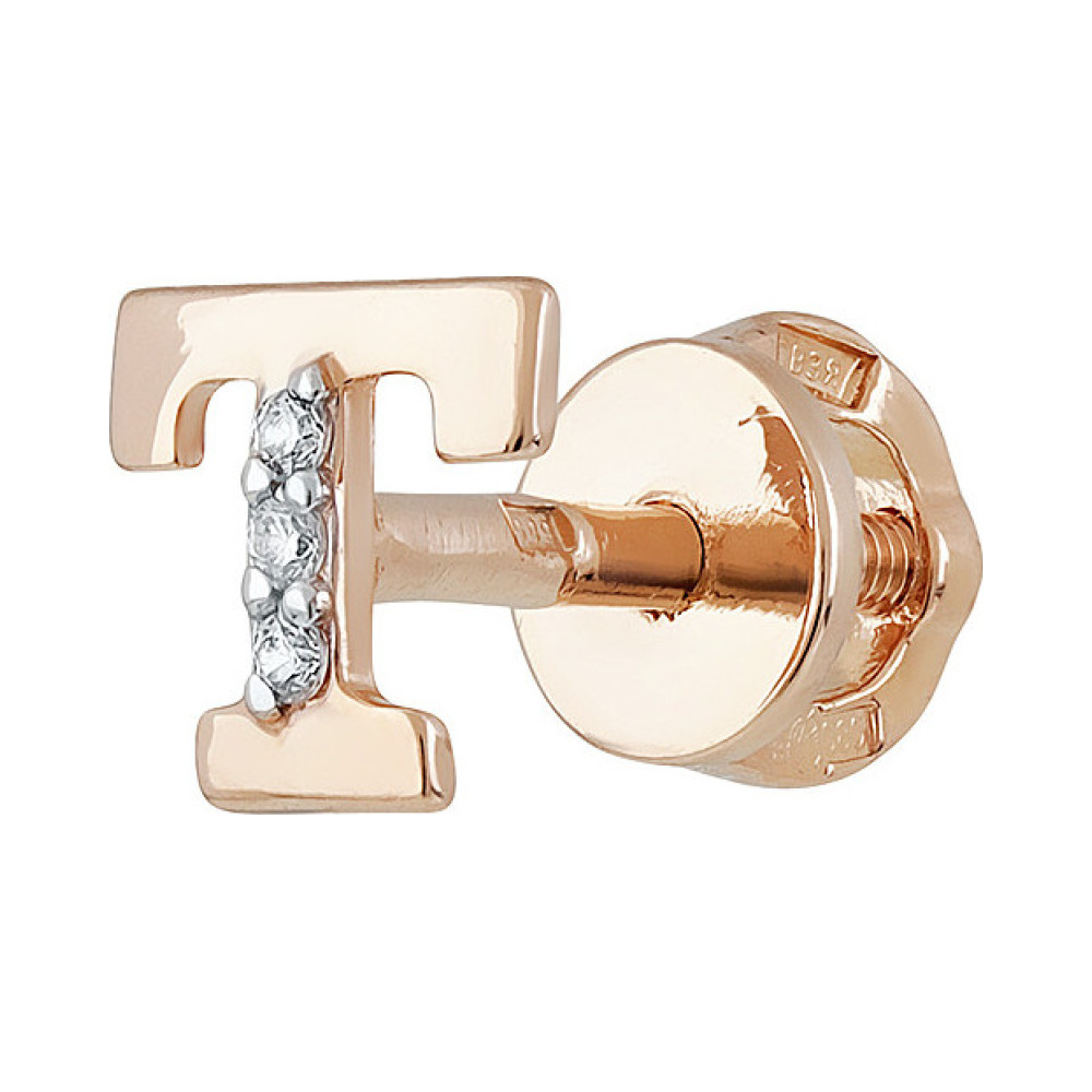 Пуссет с фианитом № 137051