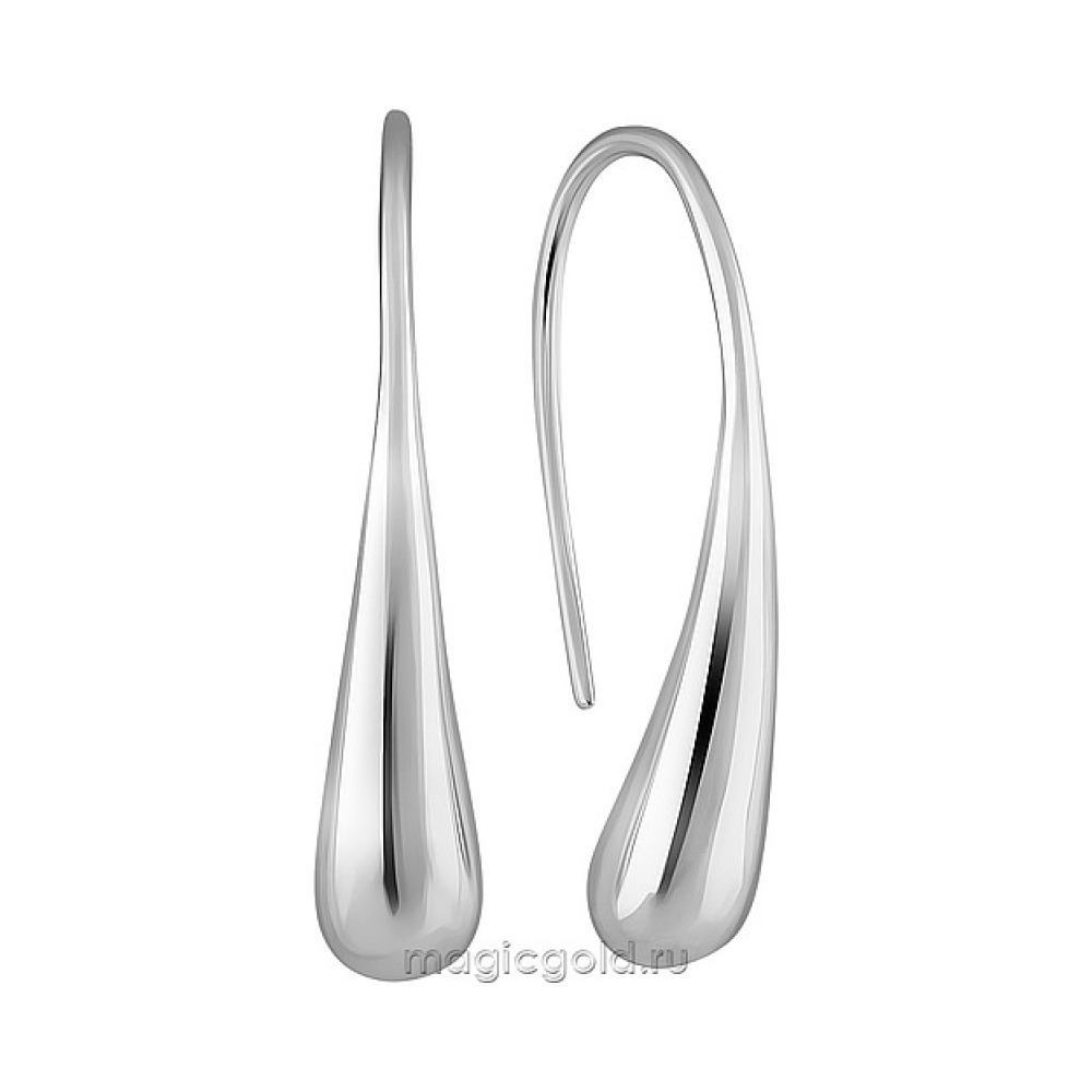 Серебряные серьги  б\к № 135475
