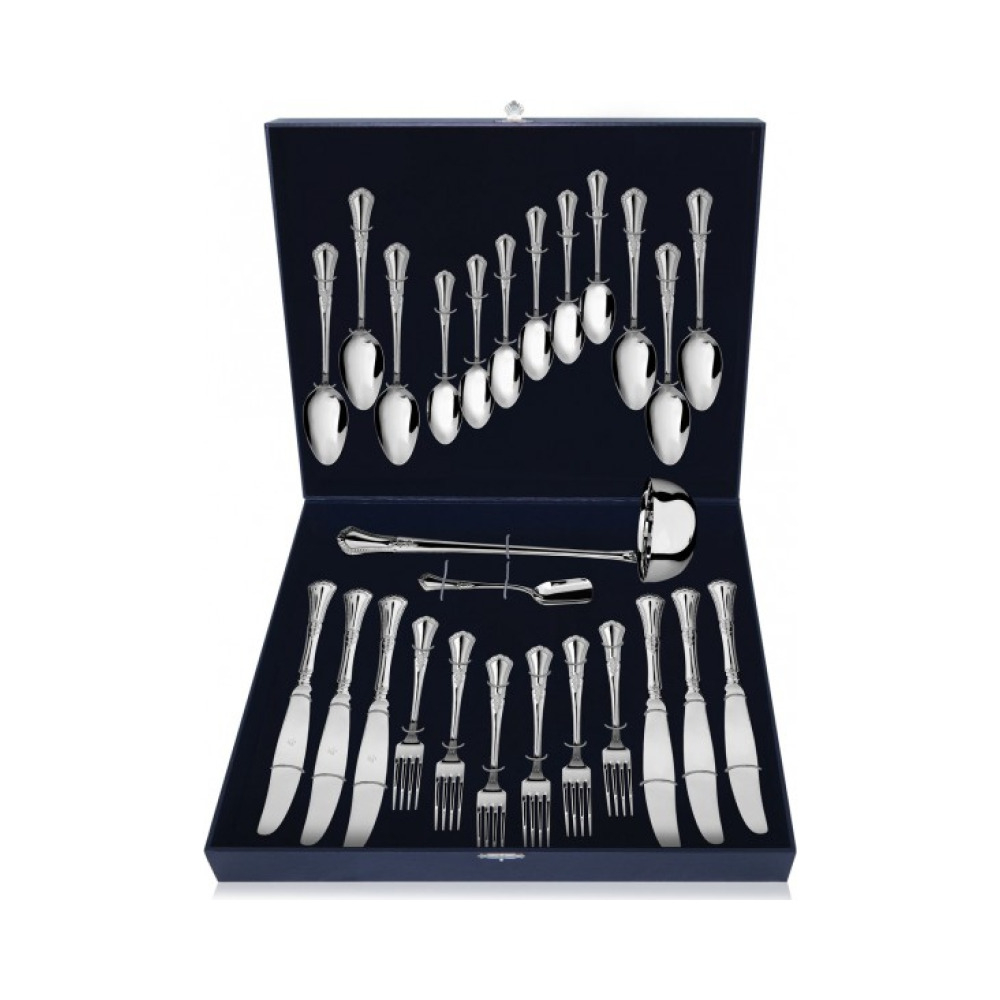 Серебряный десертный набор  Фаворит  26 предметов