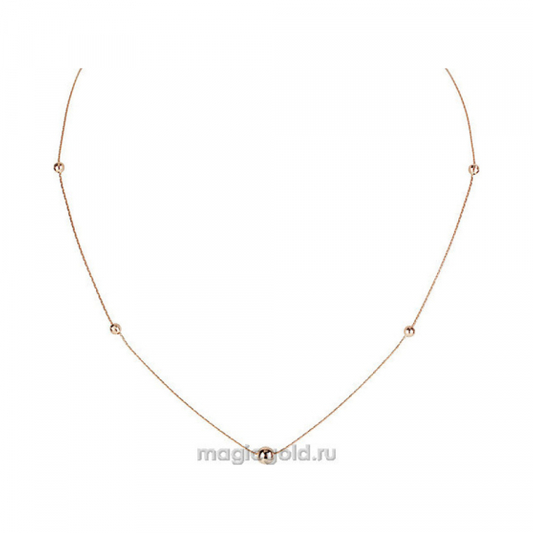 Золотое колье без камня № 163260