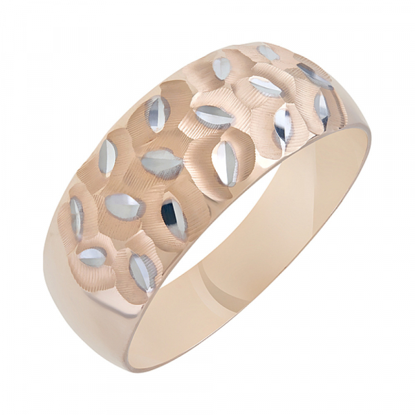 Золотое кольцо с алмазкой № 126653