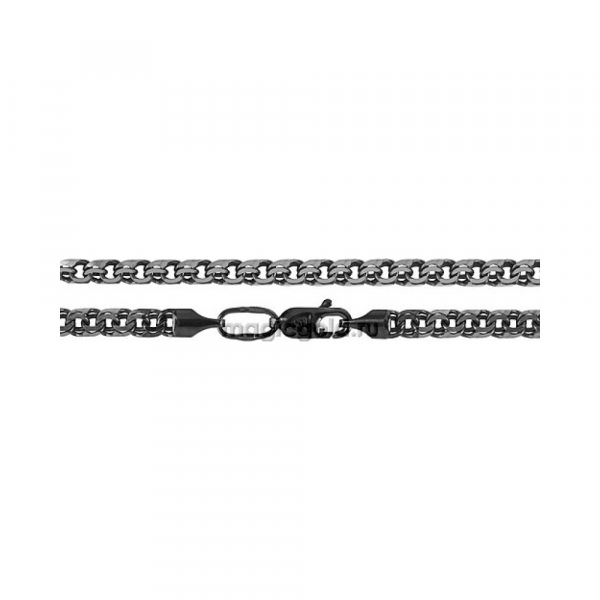 Серебряная цепь чернённая № 141195