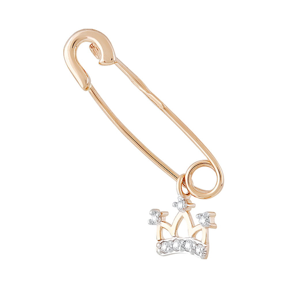 Булавка с фианитами № 129918