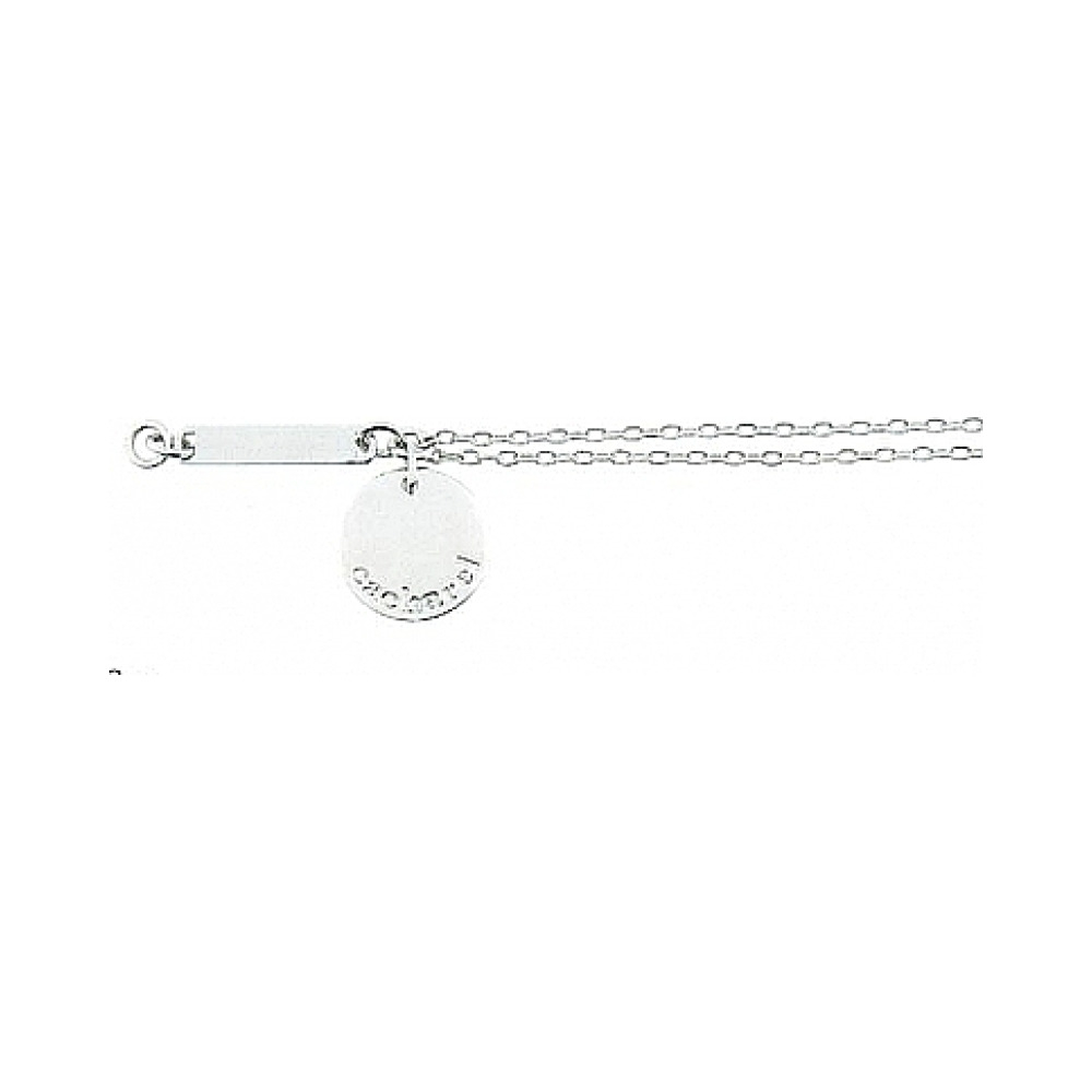 Серебряный браслет без камня № 34802