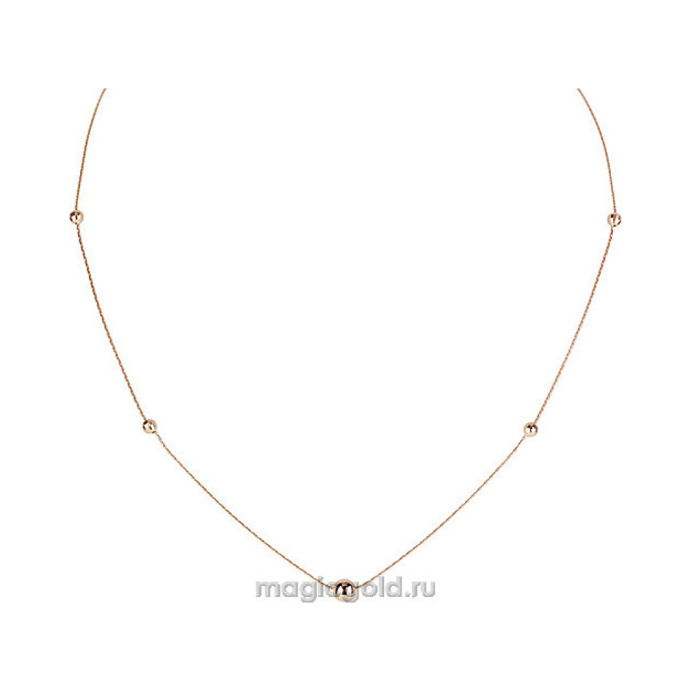 Золотое колье без камня № 163258