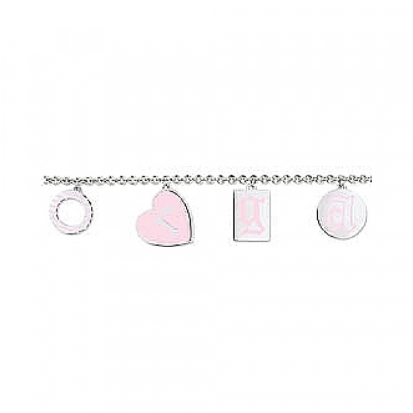 Серебряный браслет с эмалью № 35847