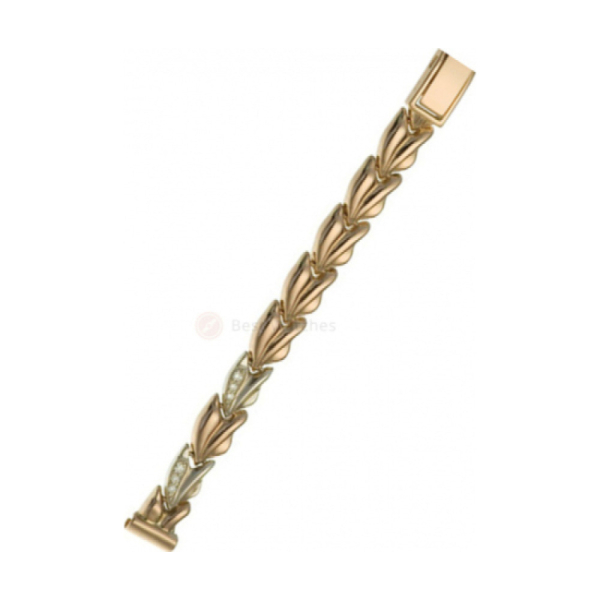 Золотой браслет для часов № 316407