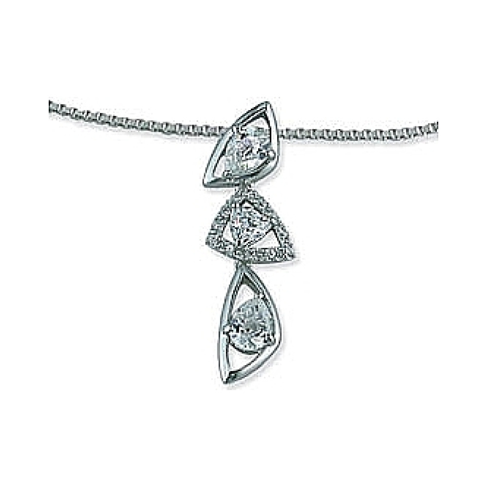 Колье с фианитом TED LAPIDUS № 32627