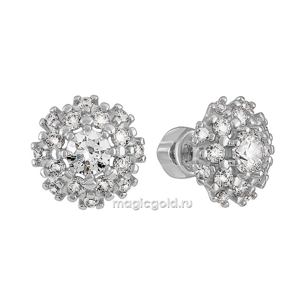 Пуссеты с кристаллом SWAROVSKI № 139982