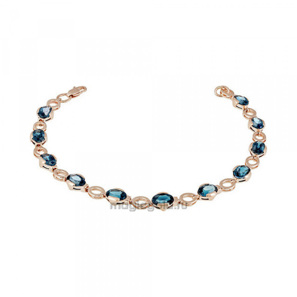 Золотой браслет с топазом № 138876