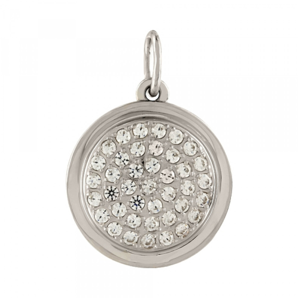 Золотая подвеска с фианитом № 83697