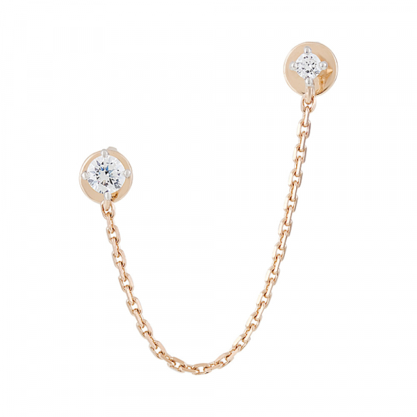 Серьга с фианитами № 128368