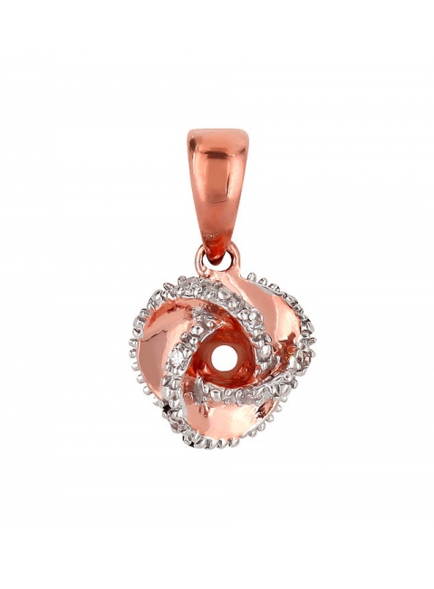 Золотая подвеска с бриллиантами № 98722