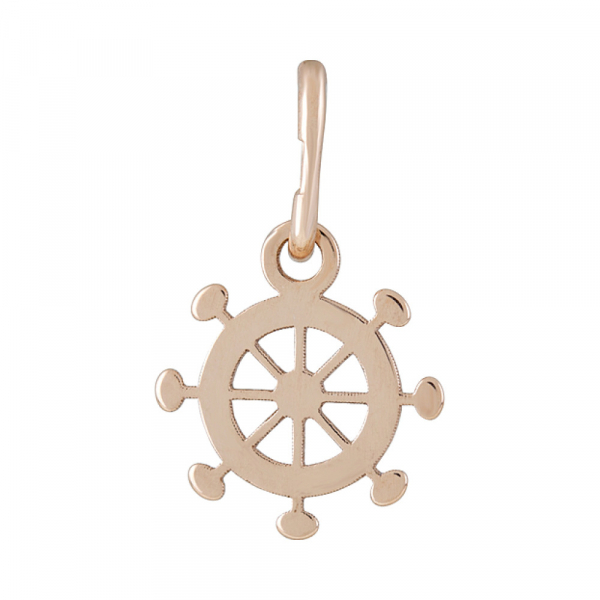 Золотая подвеска без камня № 123476