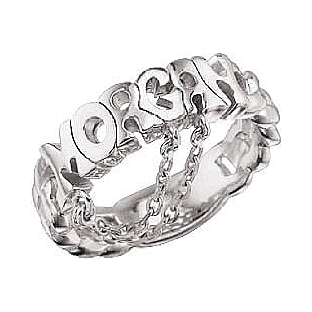 Серебряное кольцо без камня № 27256