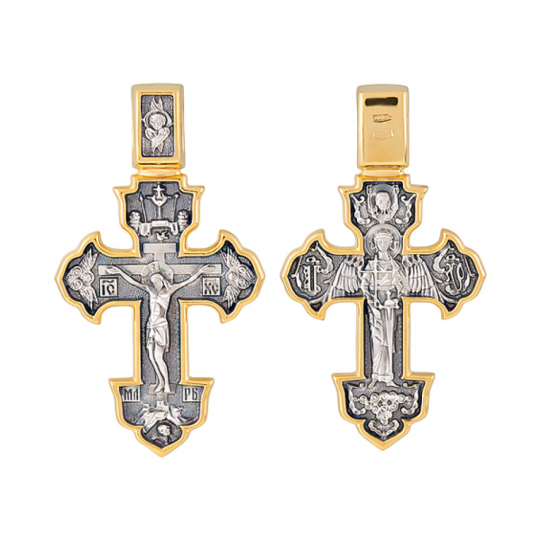 Крест с золотым покрытием № 123629