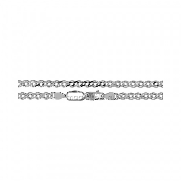 Серебряная цепь родированная № 141185