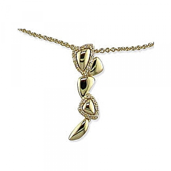  Колье с фианитом TED LAPIDUS  № 34666