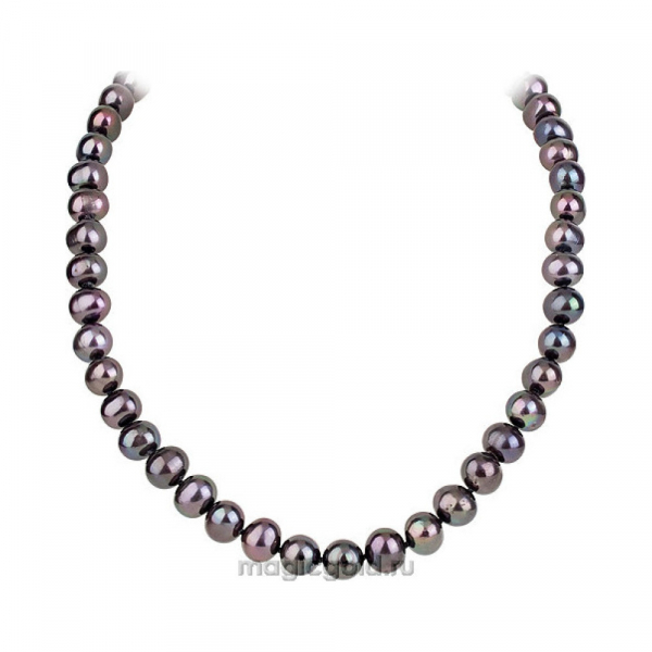 Золотое колье с жемчугом № 140705