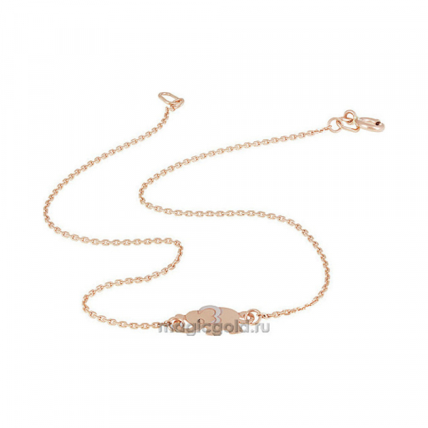 Золотой браслет без камня № 155770