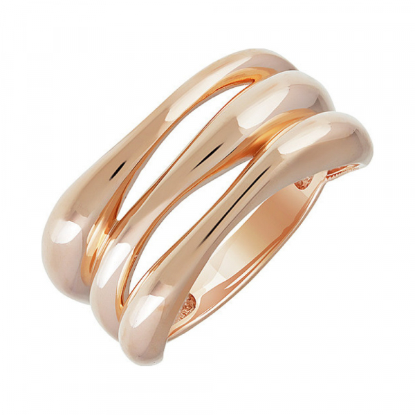 Золотое кольцо без камня № 137398